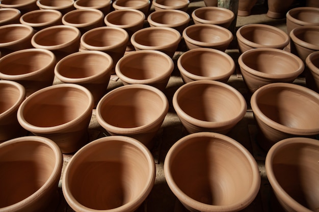 Clay mortars for thai cooking