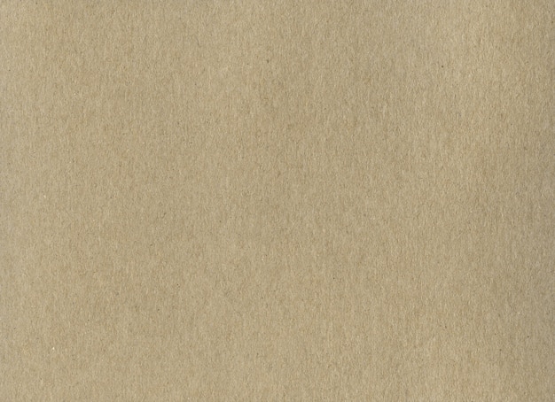 Clean brown kraft cardboard paper surface texture