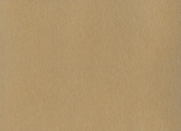 Clean brown kraft cardboard paper surface texture