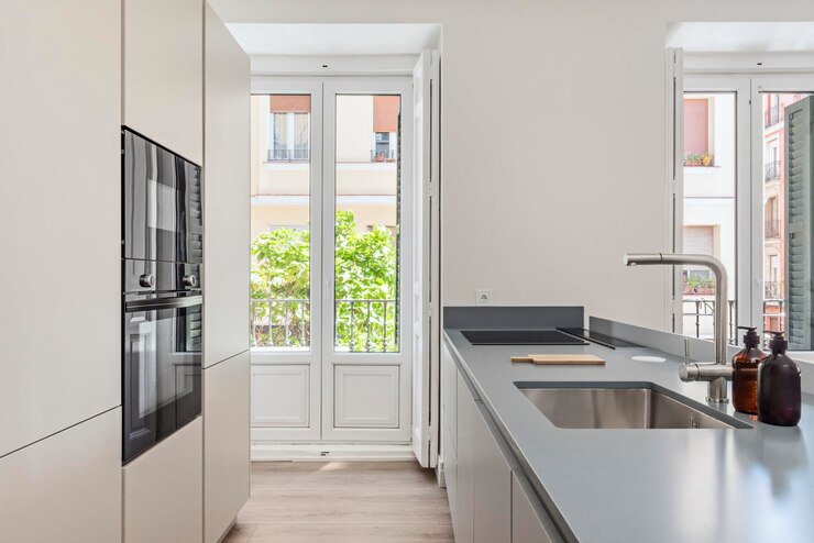 Photo clean designs straight lines highquality materials and smart solutions are appreciated to make the most of the available space