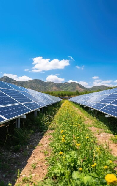 Clean energy on a sunny farm