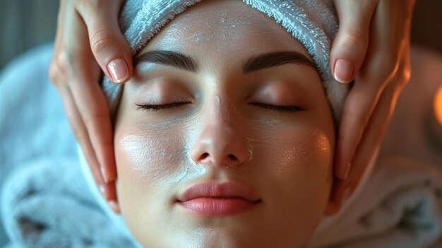 Clean and Feminine Facial Image