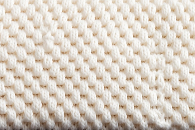 背景として清潔な新鮮な編み物の羊毛の織物