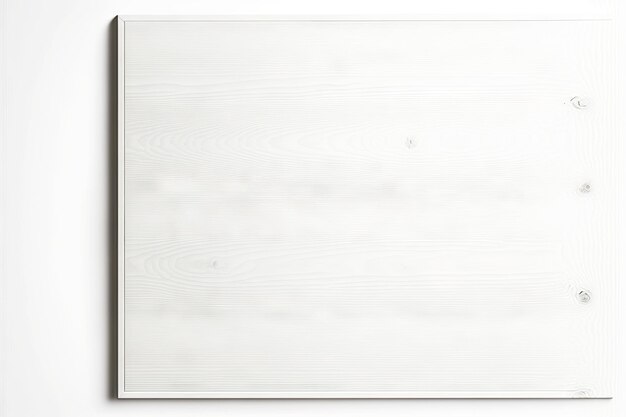 Photo clean light white wooden board with smooth surface