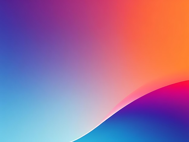 A clean and minimalist background with an abstract gradient that transitions smoothly more colors