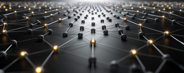 Clean And Modern Network Structure Background