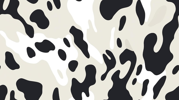 Clean seamless cow patch pattern seemless pattern