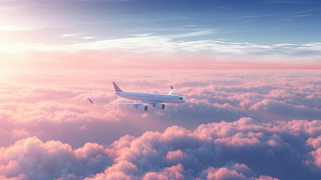 clean sky above the clouds