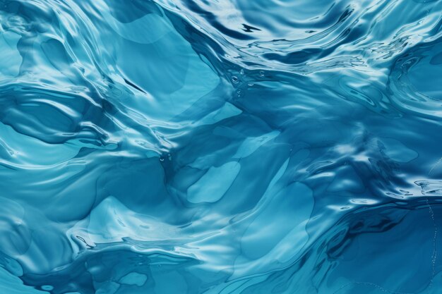 Чистая вода, текстура волн, фон, генеративный ИИ