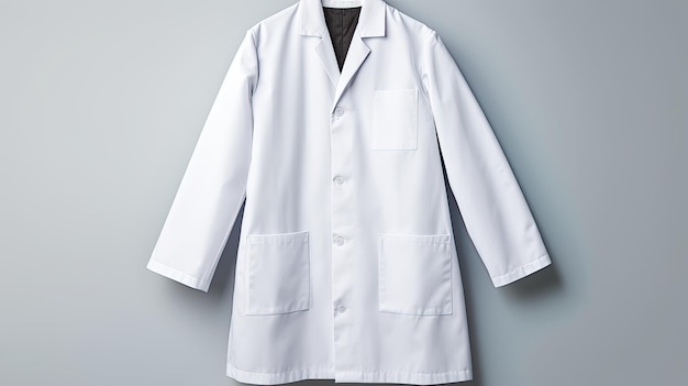 Clean White Lab Coat