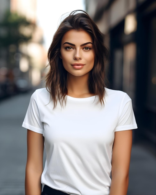 Clean White TShirt Mockup