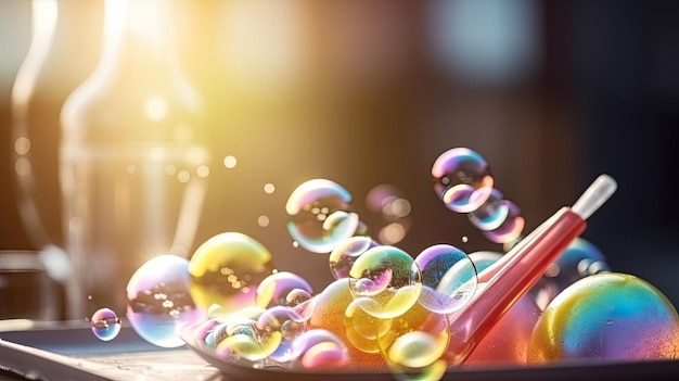 Cleaning with Bubbles The Perfect Spring Refresh for Your Home generative ai