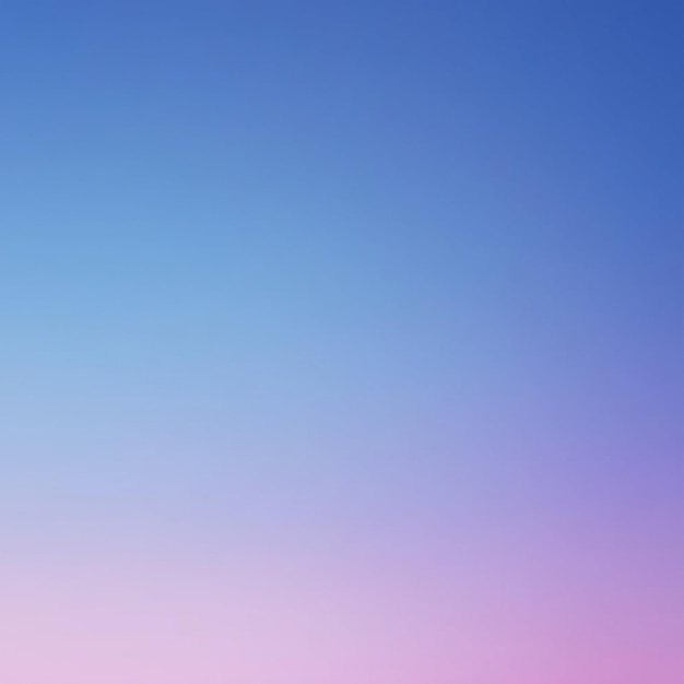 空のピンクと青の色で澄んだ青い空