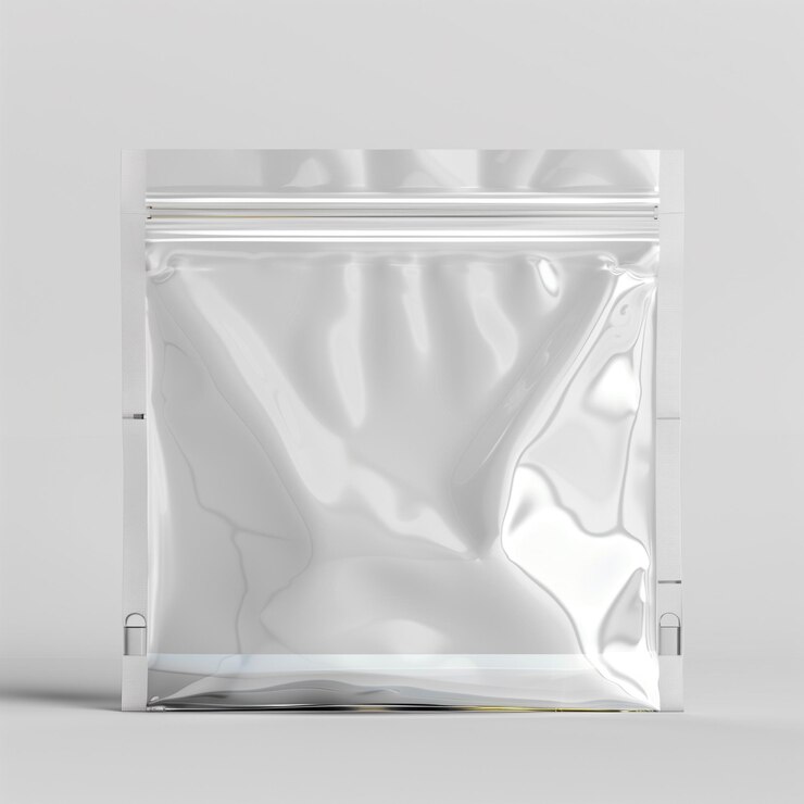 a clear container on white background