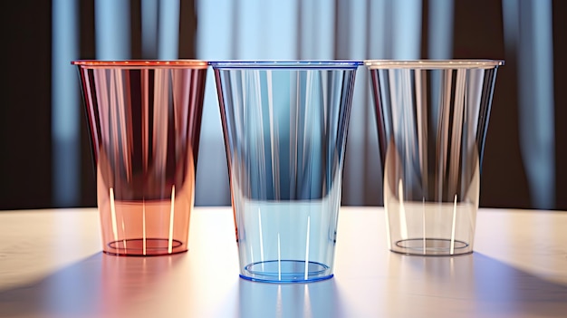 Clear Plastic Cups for Beverages