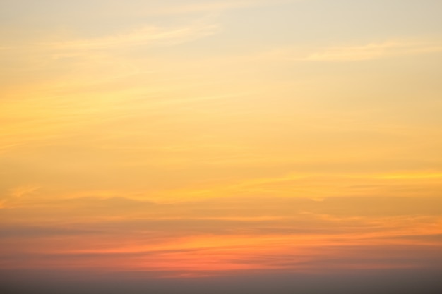 Clear sky with cloudy sky