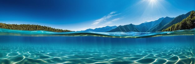 clear underwater scenery