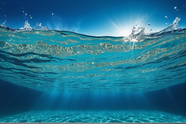 clear underwater scenery