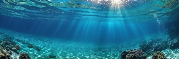 clear underwater scenery