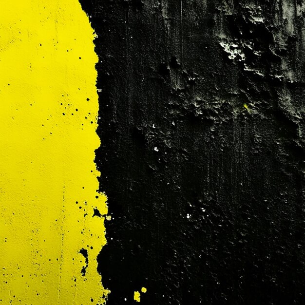 Clear yellow and black wall texture