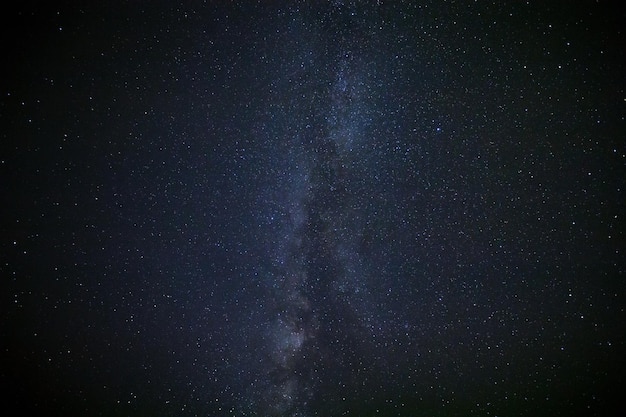 Clearly milky way galaxy at phitsanulok in thailand Long exposure photographwith grain