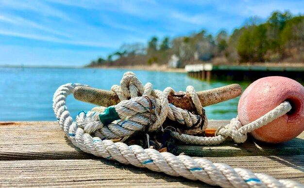 Photo cleated line at chatham cape cod