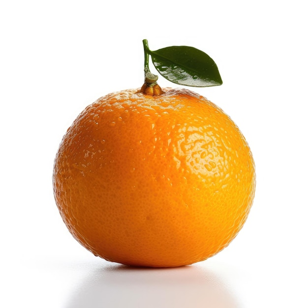 Clementine isolated on white background generative AI