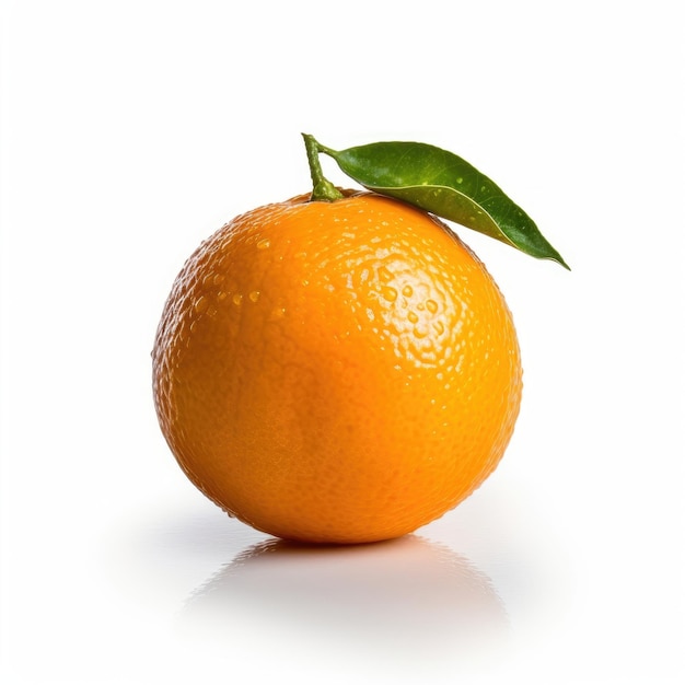 Clementine isolated on white background generative AI