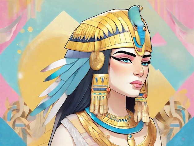 Cleopatra, de geliefde vader, was koningin van het Ptolemeïsche koninkrijk Egypte van 51 tot 30 v.Chr.