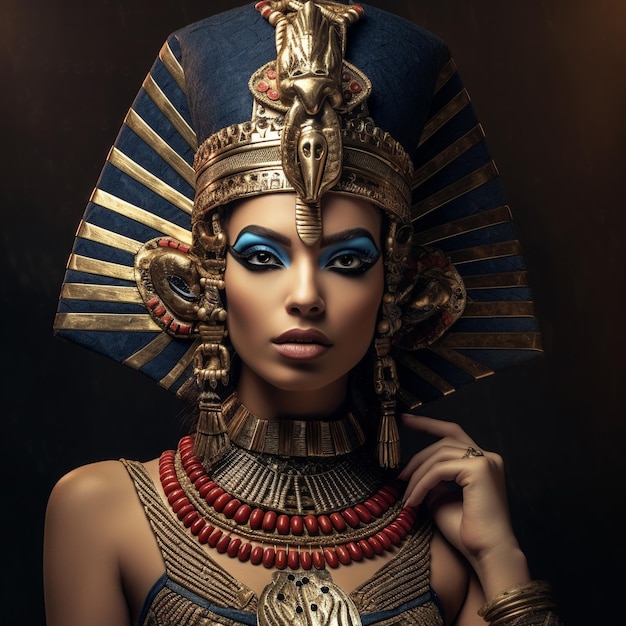 Premium AI Image | Cleopatra egyptian queen