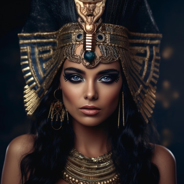 Premium AI Image | Cleopatra egyptian queen