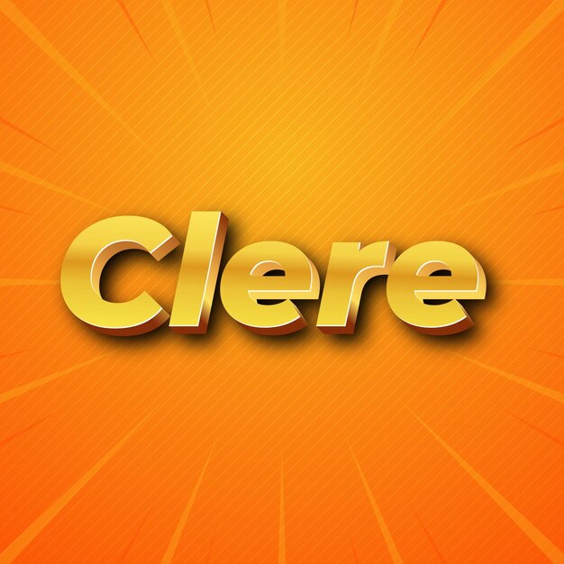 Clere text effect gold jpg attractive background card photo confetti