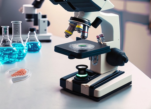 Clever female researcher in white coat mixing reagents in test tube with lab pipette while working in laboratory Keywords