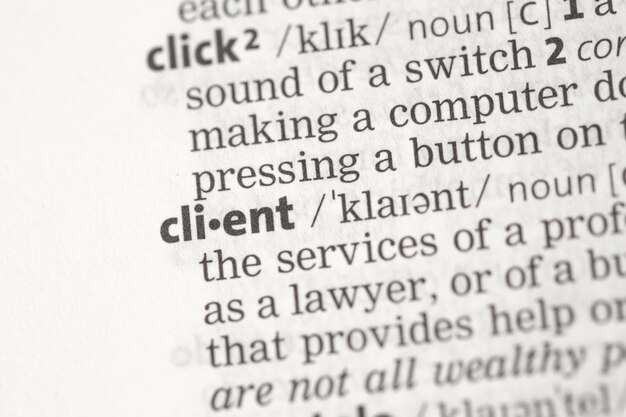 Client definition 