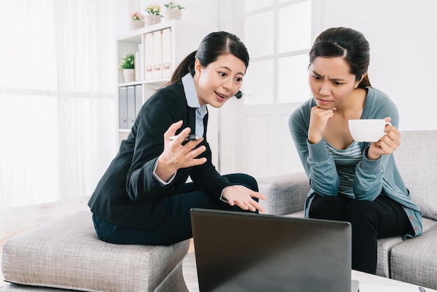 Client feels confused while insurance agent presenting the
insurance scheme plan. real estate agent selling products. lawyer
patiently explaining to the woman.