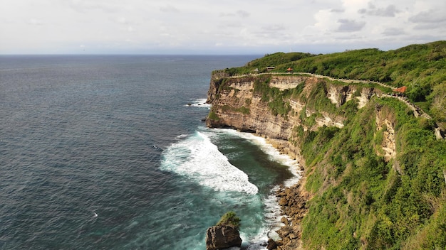 Cliff at Uluwatu Temple or Pura Luhur Uluwatu