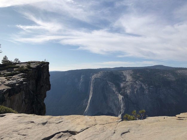 Cliff viewing- yosemite