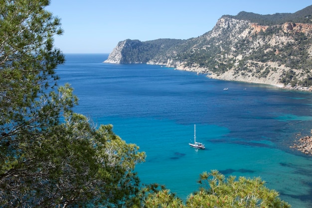 Cliffs of Es Cubells Ibiza Spain