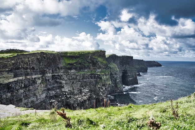 Скалы moher графства clare Ирландии графства.