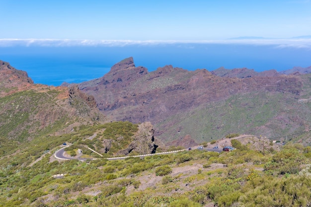 Скалы горного муниципалитета Маска на севере Тенерифе Канарские острова