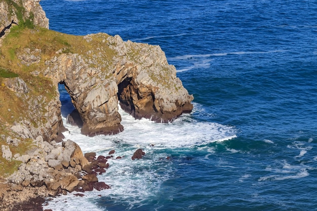 Cliffs of northern Spain in the Basque Country