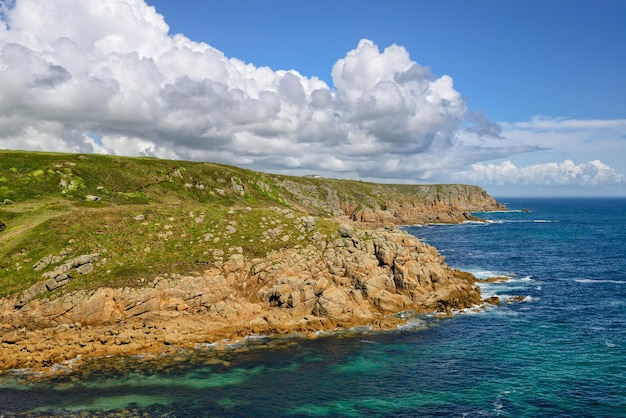 Cliffs at Porthgwarra in Cornwall