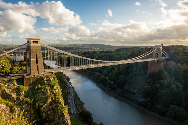 Фото Клифтон висячий мост, бристоль, великобритания