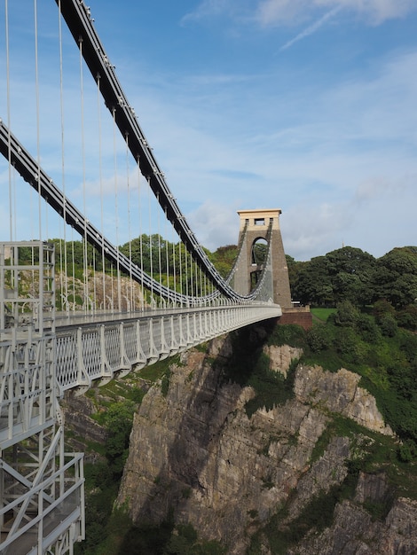 Foto il ponte sospeso di clifton a bristol