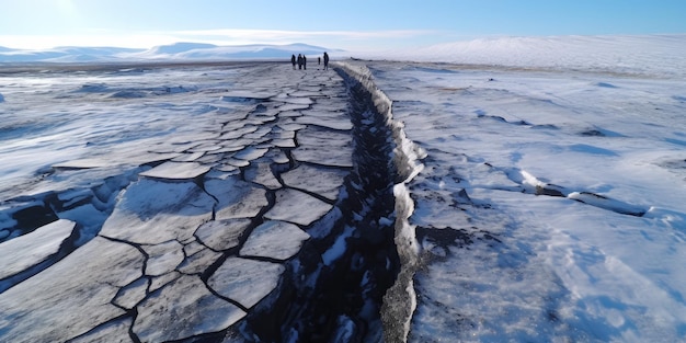 Photo climate change permafrost thaw frozen heritage lost ancient secrets unearthed climate's unveil