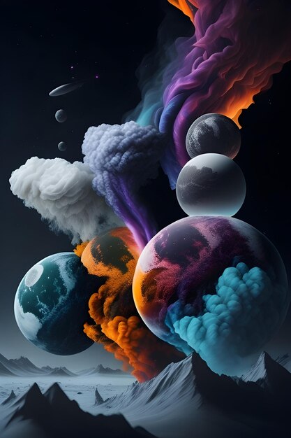 Photo climate change and space explodes wallpaper