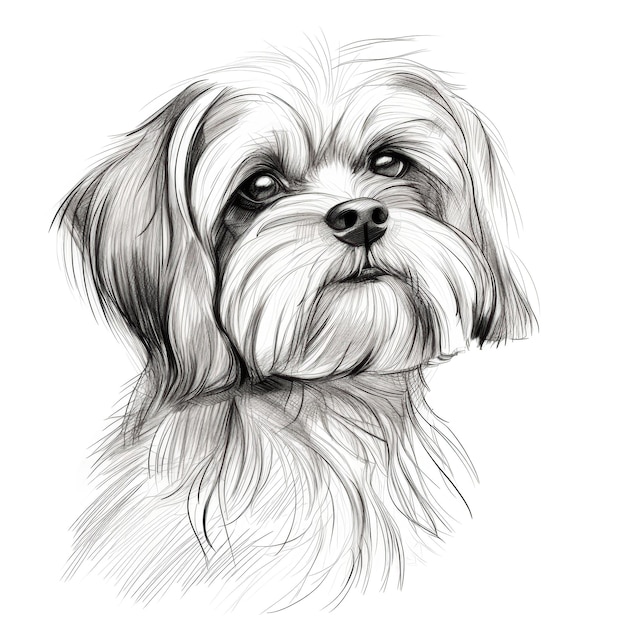 Clinic Shih Tzu Dog ai generated