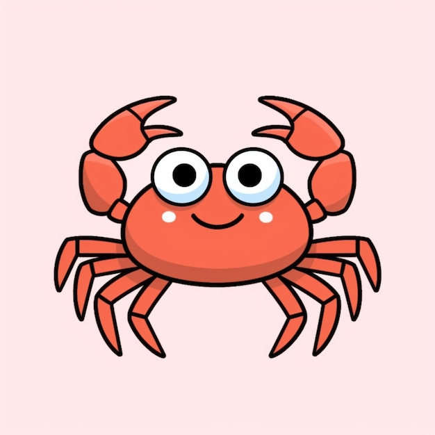 Photo clip art of crab