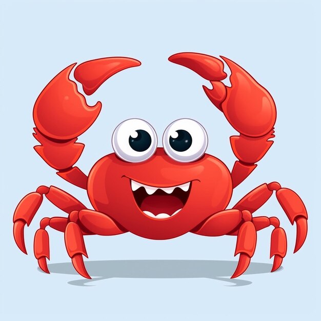 Clip art of crab