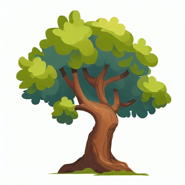 Clip art van de boom